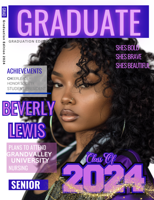 Graduation Magazine Cover